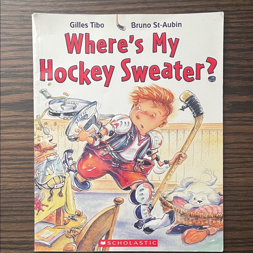 Where's My Hockey Sweater? Book